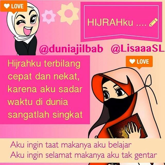 Gambar DP BBM Muslimah Nan Solekha Berhijab Syar'i 