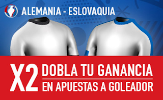 sportium bono 25 euros Eurocopa2016 Alemania vs Eslovaquia 26 junio