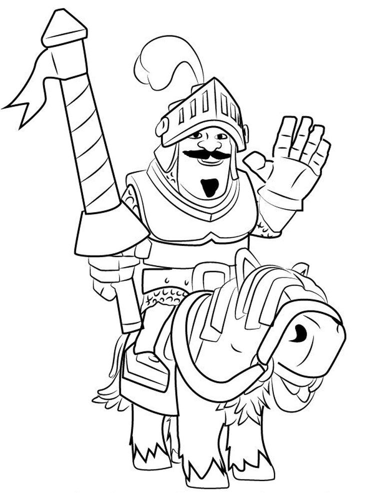 download clash royale coloring pages sparky free