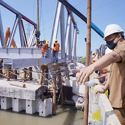 Pembangunan Jembatan Sicanang Belawan Hampir 30 Persen, Diprediksi Bulan Oktober Selesai Dikerjakan