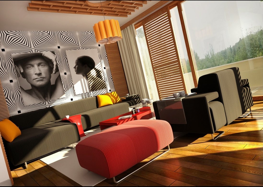 contemporary living room pictures