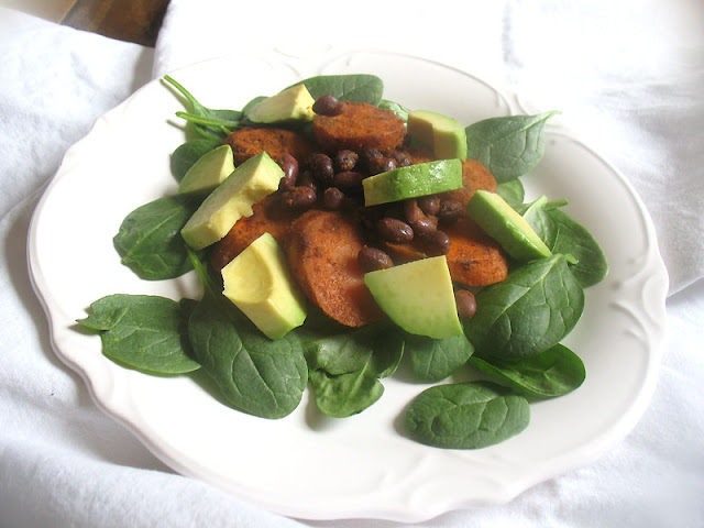 Roasted Carrot and Azuki Bean Salad