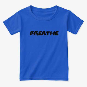 Breathe Toddler Classic Tee Shirt Blue