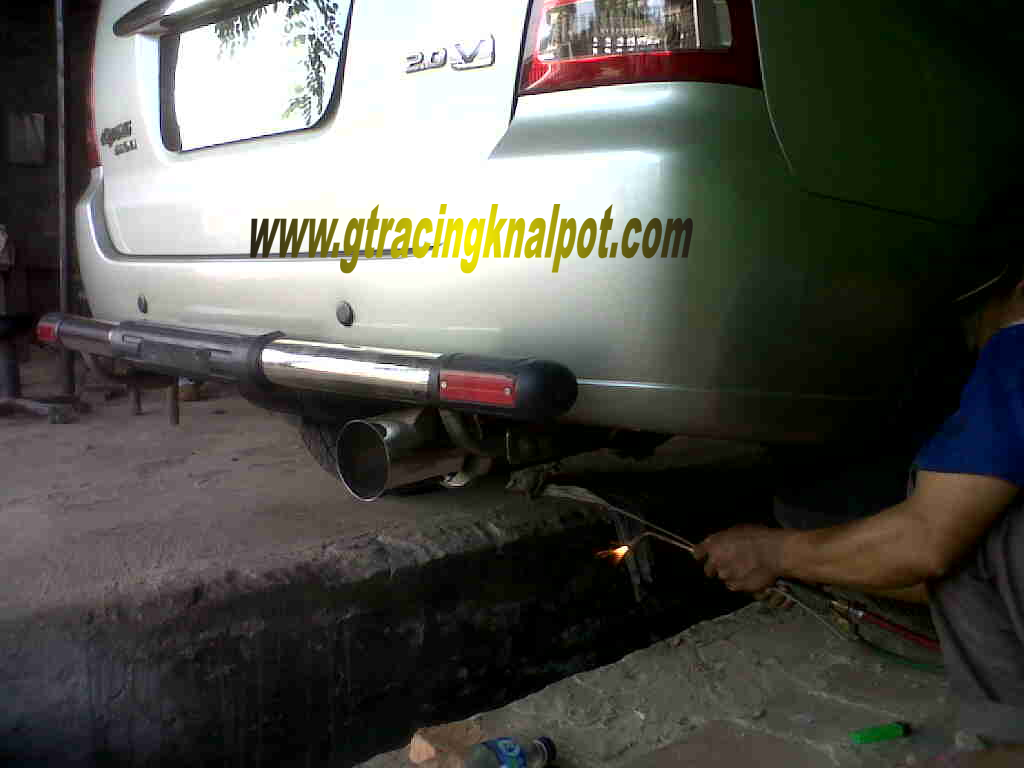 MODIFIKASI KNALPOT RACING Knalpot Racing Innova Dan Accesiois Muffler