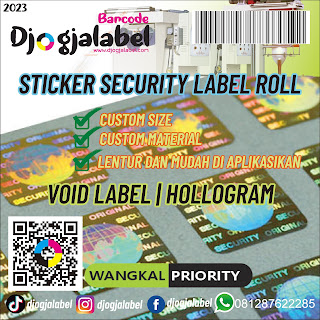 security-label-void-label- hollogram