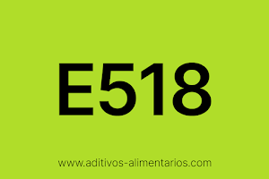 Aditivo Alimentario - E518 - Sulfatos Magnésicos