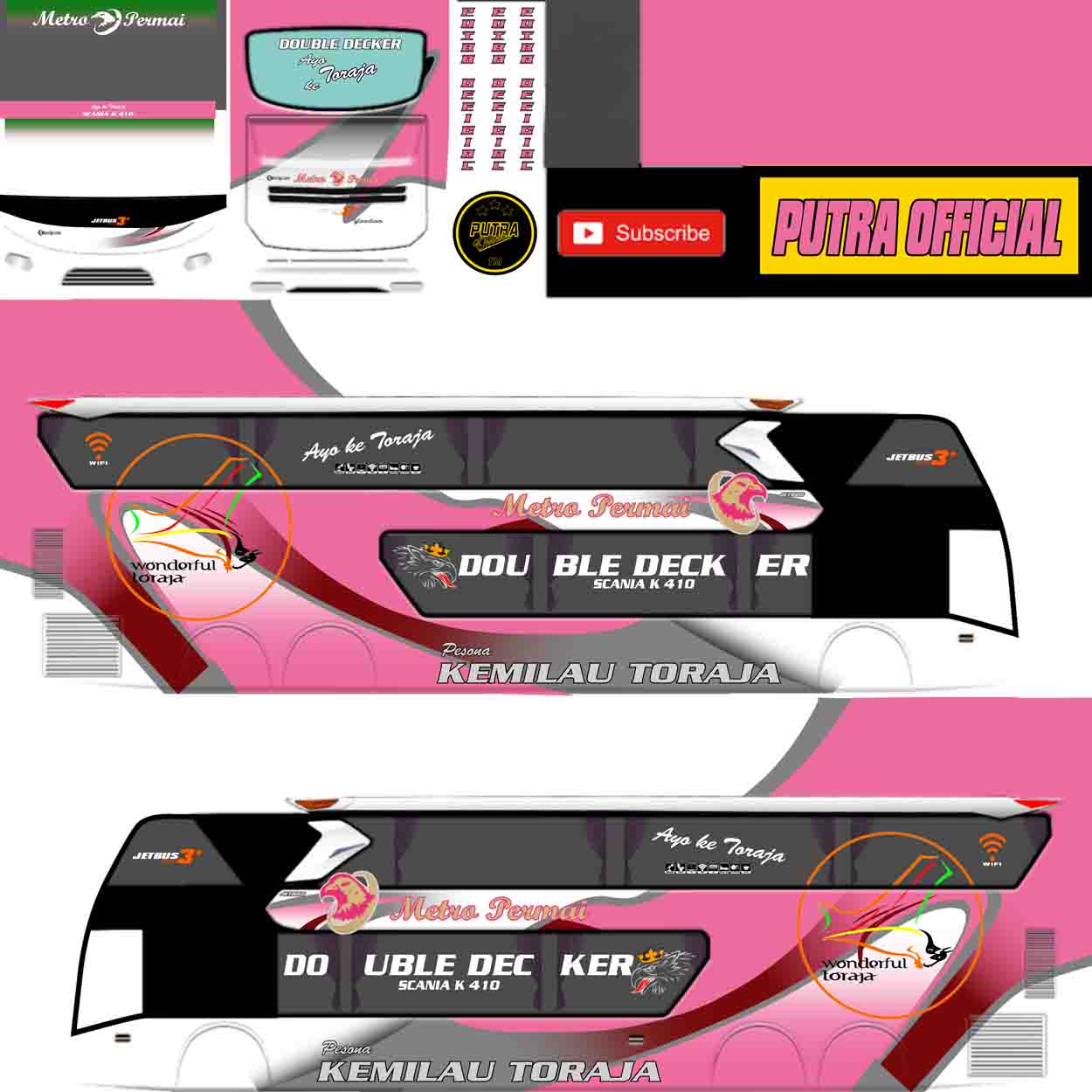 livery bus metro permai