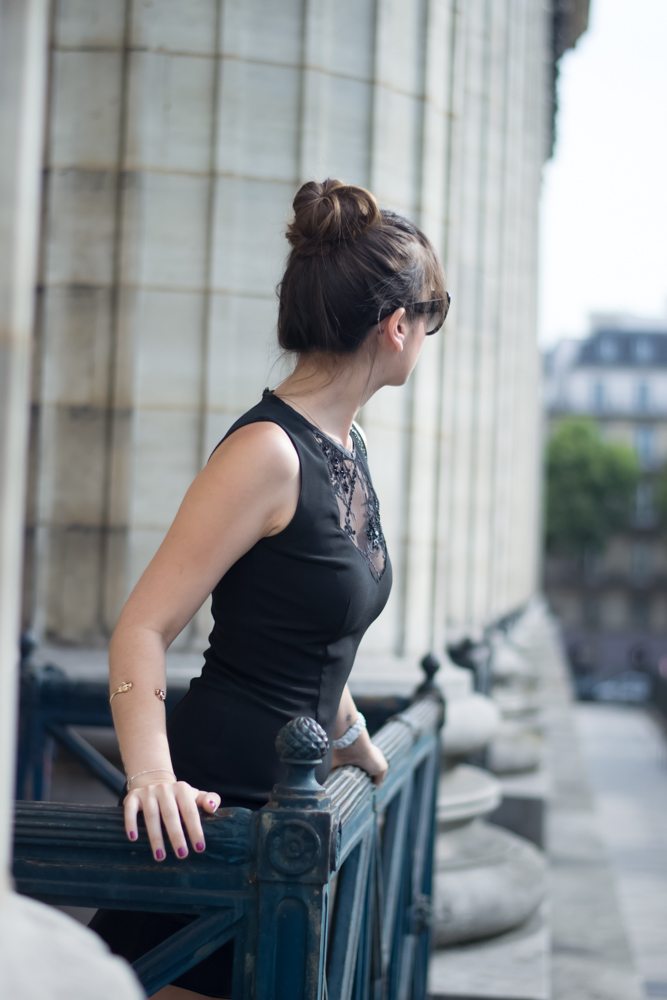 Chic Parisian style, Look, blogger, Meet me in paree, Little black dress