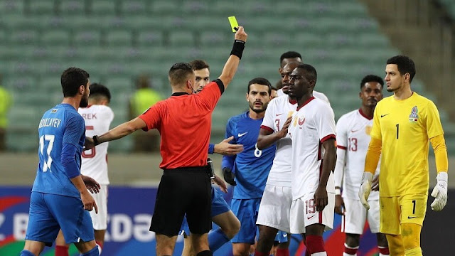 ملخص اهداف مباراة قطر واذربيجان (2-2) تصفيات كاس العالم