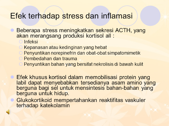 Efek terhadap stress dan inflamasi