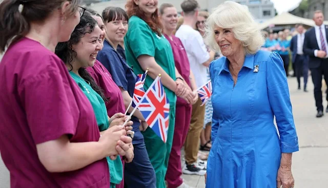 As Patron of Battersea Dogs and Cats Home, Queen Camilla has unveiled the new RHS and BBC Radio 2 Dog Garden