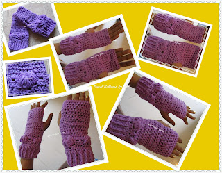 free crochet fingerless gloves pattern