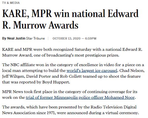 National Edward R. Murrow Awards