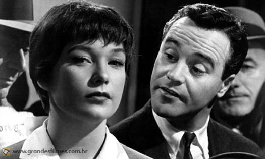 Shirley MacLayne e Jack Lemmon em Se Meu Apartamento Falasse, de Billy Wilder