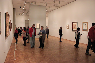 One of numerous galleries interconnected for "The Picasso Effect"