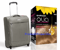 Logo Garnier Olia ti regala 1 Trolley cabina Roncato come premio sicuro