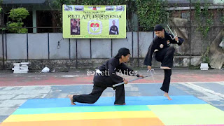 Tarungan Pencak Silat Trisula / Cabang Lawan Toya Reti Ati