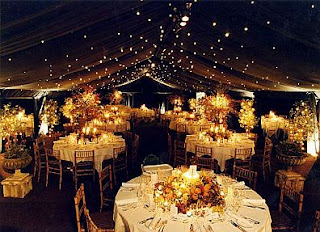 Wedding Decoration, lounges decorated in yellow