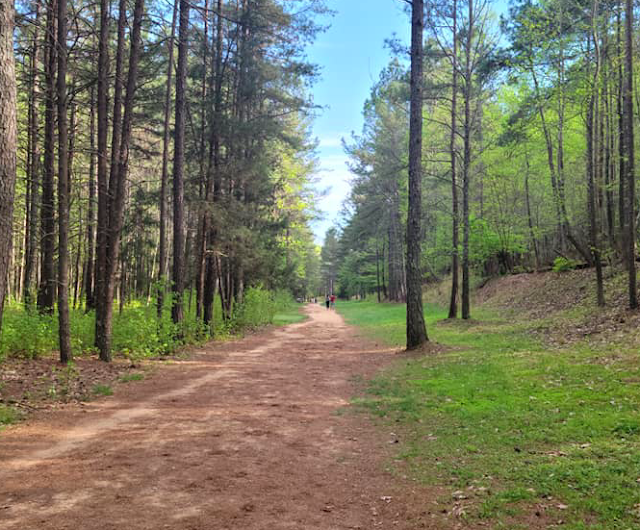 Imagine walking on this trail at Occoneechee Speedway and wondering about how drivers in the early days of NASCAR survived some of these turns