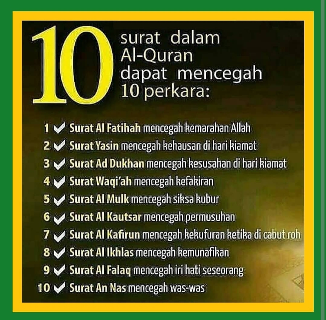 Kelebihan Membaca Surah Al-Waqiah