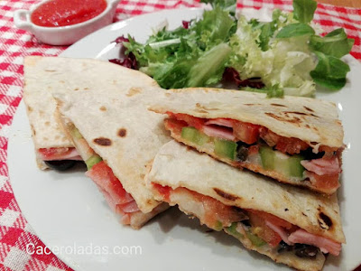 pizza quesadillas