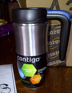 New coffee mug in the packaging