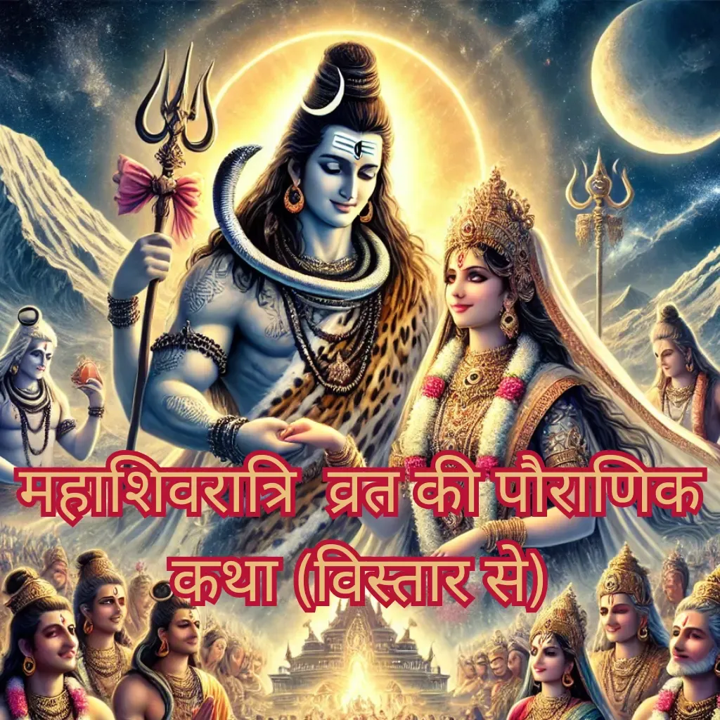 महाशिवरात्रि व्रत की पौराणिक कथा (विस्तार से)