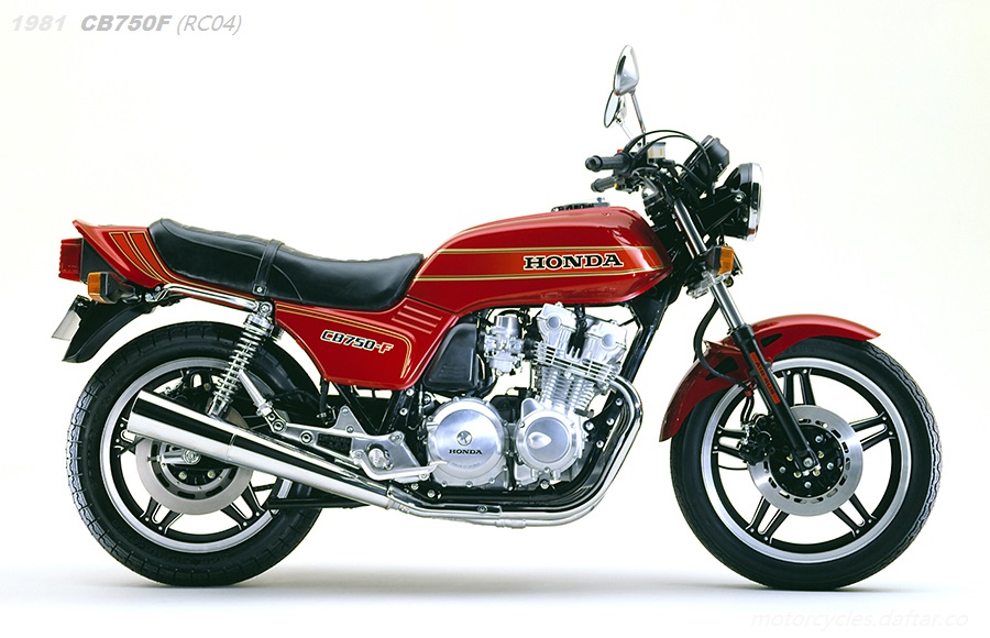 Honda CB750-F 1981 red