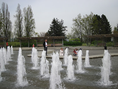 Fountain with 70 jets of water, Vancouver