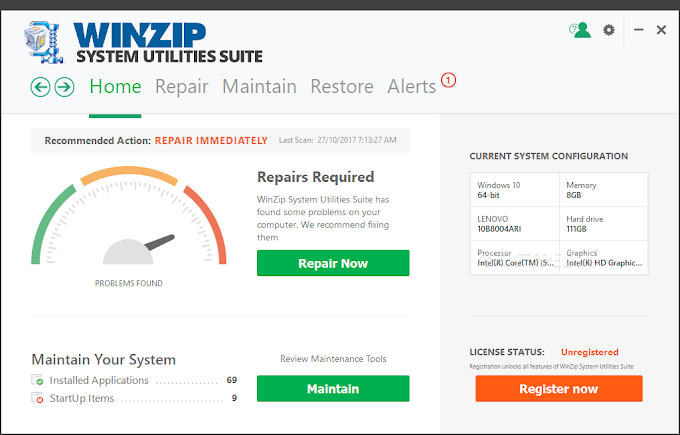 WinZip System Utilities Suite 3.3.6.2 İndir