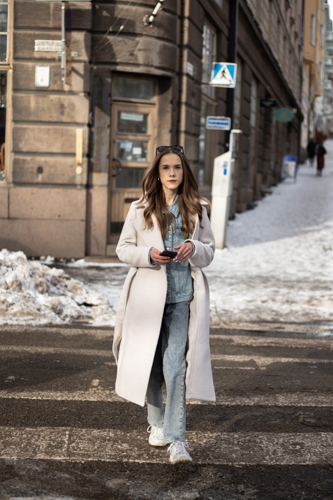 Tuplafarkku asukokonaisuus // double denim outfit