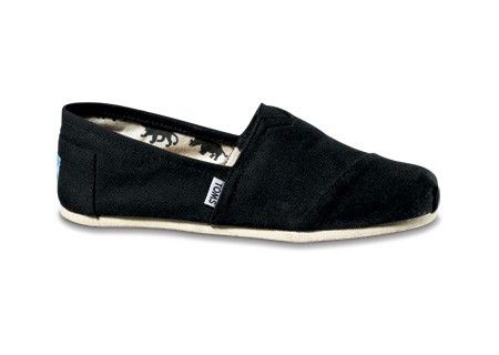 toms shoes - Black Canvas