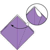 Origami Bunga Iris