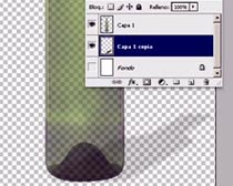 hacer una botella transparente con Photoshop