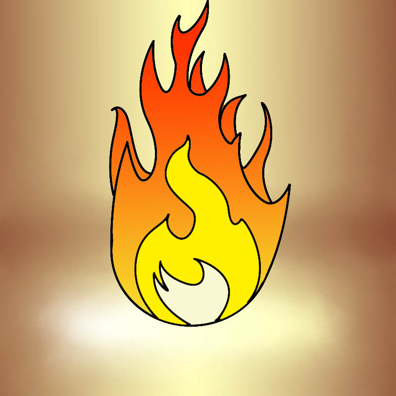 How To Draw Fire - Draw Central