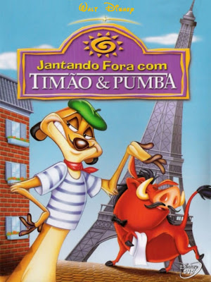CAPA Jantando Fora Com Timão e Pumba Dublado