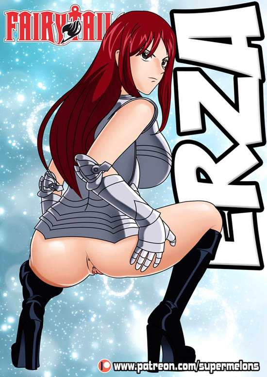 Erza Scarlet Fairy Tail pussy ass sexy