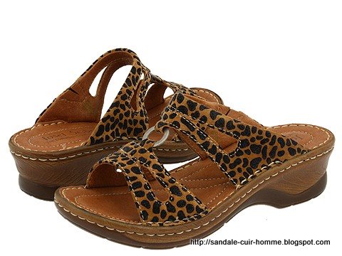 Sandale cuir homme:cuir-675643