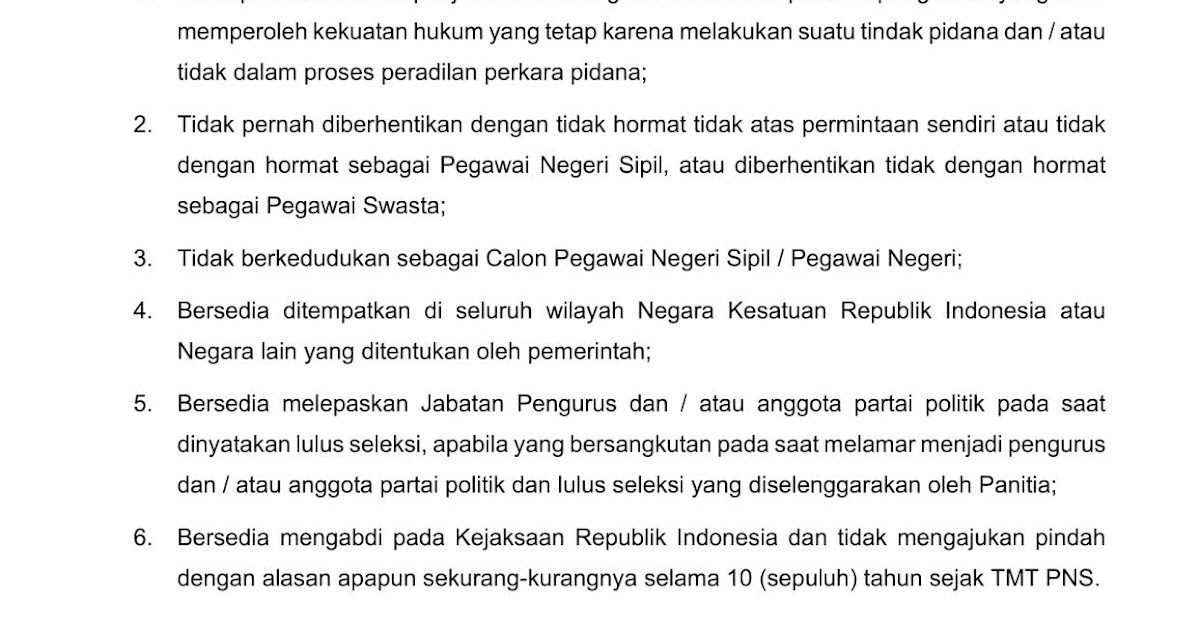 Lowongan Kerja Cara Pendaftaran CPNS Pengawal Tahanan Kejaksaan Agung yang Benar (Lulusan SLTA)   April 2024