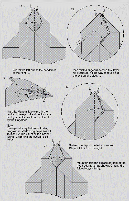 Origami Instructions King Cobra