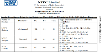 Electrical,Electrical and Electronics,Mechanical and Production Engineering Jobs in NTPC