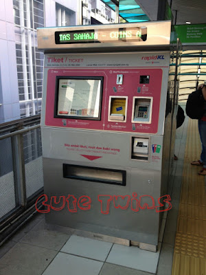 Vending Machine untuk Membeli Token Monorel & LRT di Malaysia