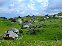 Herdsmens huts on the Velika Planina