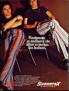 propaganda calças Sudamtex - 1971, Os anos 70.moda anos 70; 1971; propaganda anos 70; história da década de 70; reclames anos 70; brazil in the 70s; Oswaldo Hernandez 