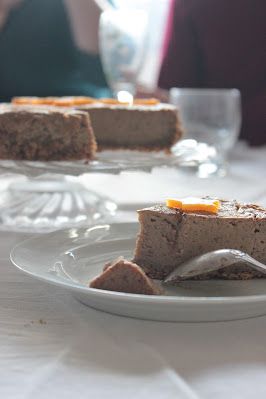 Cuillère et saladier : Cheesecake à la courge parfum pumkin pie (vegan)