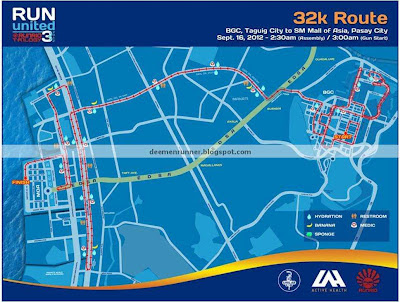 Run United 3 2012 32K Route
