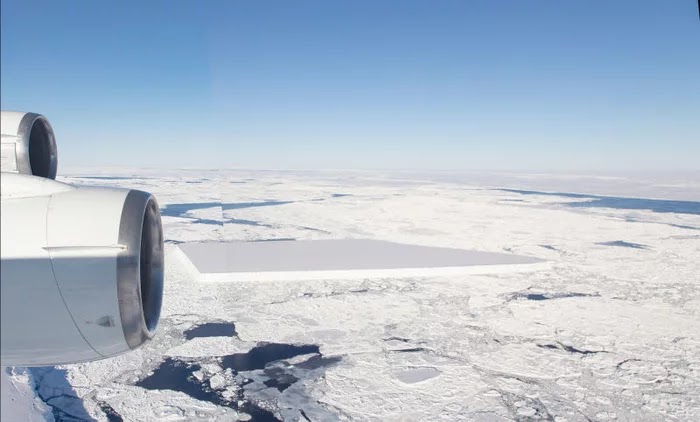 Stunning Pictures By NASA Depict A Rectangular Iceberg In Antarctica From Different Angles