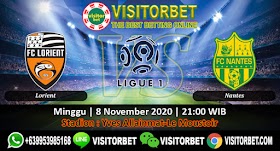 PREDIKSI LORIENT VS NANTES 8 NOVEMBER 2020