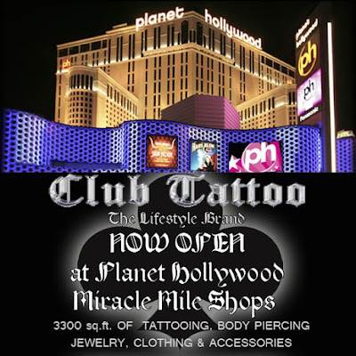 The new Club Tattoo store in Planet Hollywood opens today!