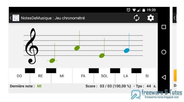 NotesDeMusique : un jeu musical éducatif sur Android pour apprendre la musique en s'amusant